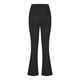 thumbnail image 4 of Karight Women's Fashion Casual Temperament Solid Color Knitted Pull Slim Flare Trousers, 4 of 4