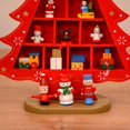 thumbnail image 4 of Christmas Decorations Wooden Christmas Tree Creative Scene Layout Ornaments Three-dimensional Red  Table Desktop Decoration, 4 of 8