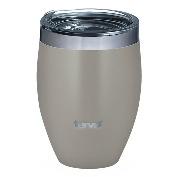 Tervis Triple Walled Powder Coated Stainless Steel Insulated Tumbler Cup Keeps Drinks Cold & Hot, 12oz, River Rock