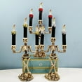 thumbnail image 2 of MesaSe Home Decor LED Candle Light Skeleton Halloween LED Candelabra Skull Party Lamp, 2 of 7