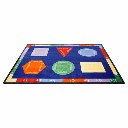 Learning Carpets Bilingual Rug, Spanish and English Words