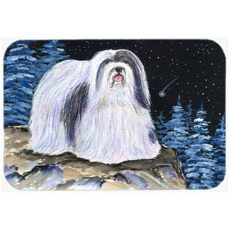 Caroline's Treasures Starry Night Havanese Kitchen/Bath Mat