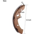 thumbnail image 6 of 10L0L Golf Cart Brake Shoes for EZGO TXT 1997-up & RXV Gas 2008-up 27943G01 70795G01, 6 of 6