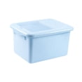 thumbnail image 2 of Caja de almacenamiento de arroz, contenedor de cereales, sólida, transparente, ahorra espacio, a prueba de fugas. Azul, 2 of 9