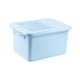 thumbnail image 2 of Caja sellada para almacenar arroz, dispensador de arroz sólido para harina, comida para gatos y perros. Azul, 2 of 9