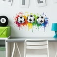 thumbnail image 1 of DPTALR Painted Soccer Bedroom Living Room Wall Beautification Decorative Wall Stickers, 1 of 3