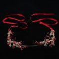 thumbnail image 3 of Mujeres boda diadema nupcial corona de pelo de de imitación vid cóctel baile baile Soledad Diademas para las niñas de las mujeres, 3 of 8