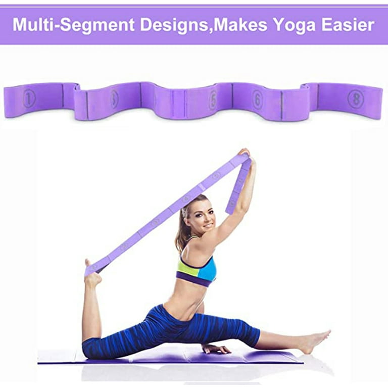 Movement Pilates ストラップ SET Elastic Yoga Stretching Strap, Multi-Loop for Physical