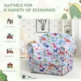 thumbnail image 5 of Qaba Kid's Sofa Armchair with Dinosaur Design and Thick Padding, 5 of 9