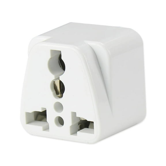 Reiko Wireless Universal Travel Plug Adapter - UK/EU/AU to US, White