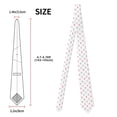 thumbnail image 4 of Uemuo Girl Rabbit Pattern Men's Necktie Classic Silk Tie Woven Jacquard Neck Ties Business Necktie Gift for Men, 4 of 9