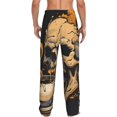 thumbnail image 6 of Mens Pajama Pants, Grim Coffee Skull Soft Sleep & Lounge Pants for Men, Cuteness Casual PJ Bottoms Pants with Pockets, 6 of 7
