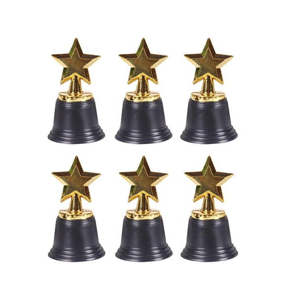 segolike 6Pcs Mini Star Trophies Trophy Cups Classroom Game Competitions Trophy Award
