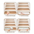 thumbnail image 5 of Stair Treads for Wooden Steps, Teal Botanical Peel and Stick Stair Treads with Reusable Adhesive, Spring Weeping Eucalyptus Leaves Non Slip Indoor Stairs Runner Rugs Mats for Elders Dogs 8"x30" 4PCS, 5 of 7