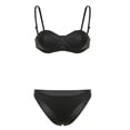 thumbnail image 4 of HUPOM Feminine Underwear For Men Panties High Cut Activewear Tie Comfort Waist Black M, 4 of 9