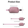 thumbnail image 2 of Colorful Checkered Belt Bag – Plaid-Inspired Fanny Pack with Vibrant Retro Checkerboard Style, 2 of 4