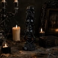 thumbnail image 6 of Qjidjing Halloween Skeleton Figurine, Desktop Ornament, 12cm Resin Plastic Build, Three Skeleton Set, Tabletop Display, Mantel Shelf, Spooky Indoor Decor, 6 of 7