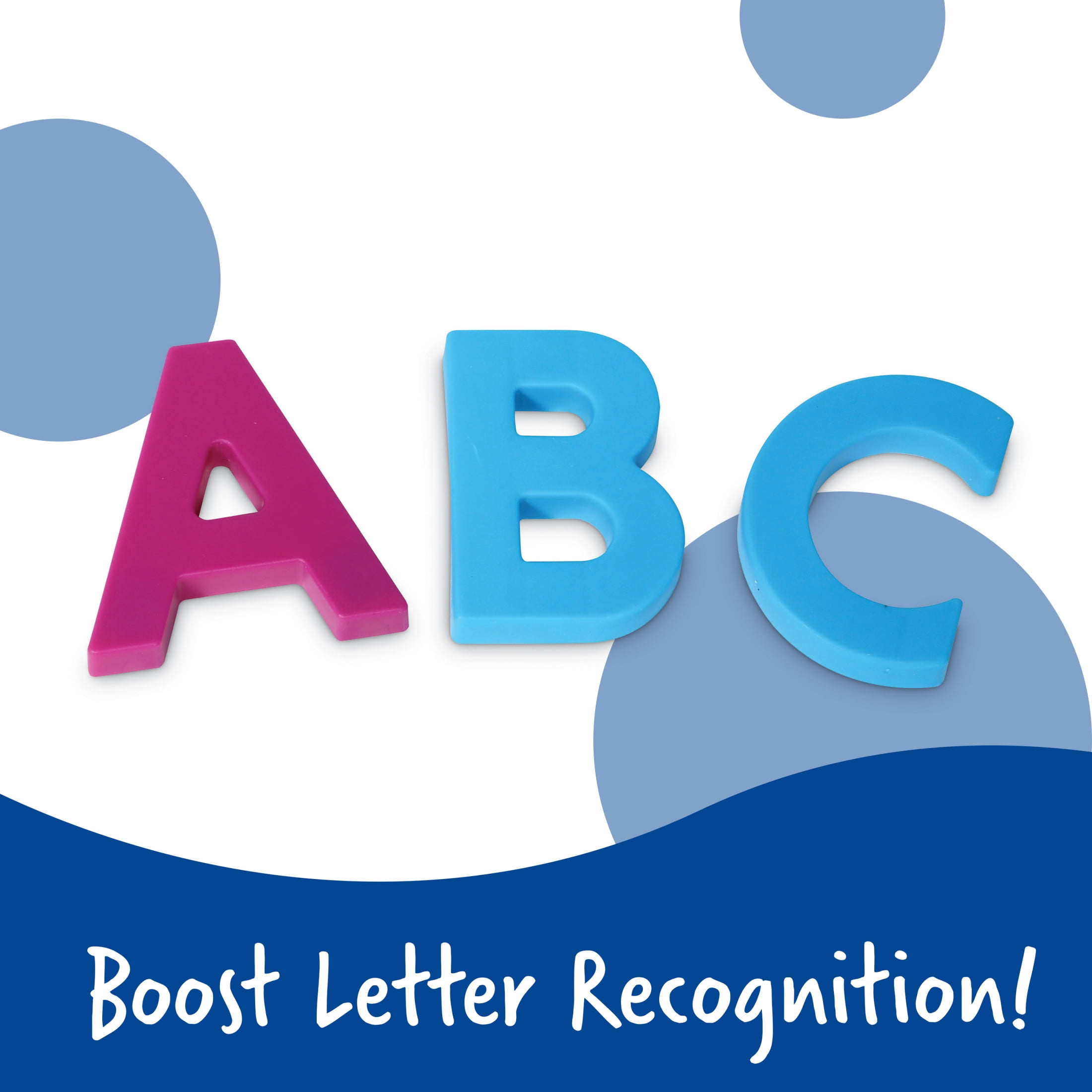 Learning Resources  Jumbo Magnetic Uppercase Letters  Magnetic ABC, Ages 3+