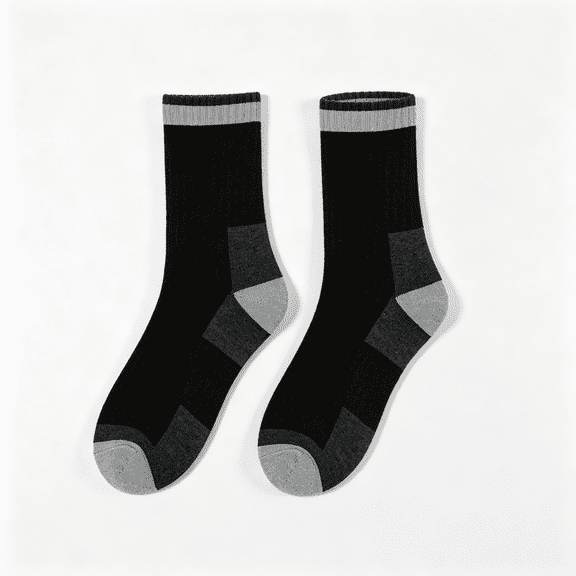 CAZOFW Socks for Men Warm Fleece Lined Thick Cozy Casual Winter Outdoor Boot Crew Socks