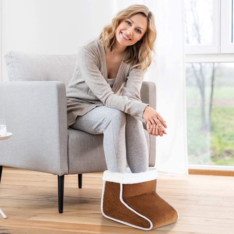 Foot Warmer, Portable USB Electric Feet Warmers with Heating Pad, Office  Home Under Desk Heated Slippers for Leg Foot Relief - Walmart.com