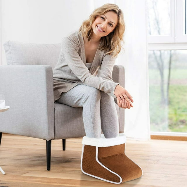 TIMIFIS Heated Blanket Home Essentials Electric Foot Warmer For Men And Women, Quick Foot Heating Pad, Six-speed Temperature Control, Machine Washable Foot Warmer Under The Table