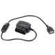 thumbnail image 2 of Cable De Carga OBD2, Adaptador De Carga OBD2 Confiable, Resistente Al Agua, Multiusos, 18,7 Pulgadas, 16 Pines Para Grabadora De Conducción, 2 of 7
