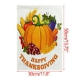 thumbnail image 3 of Fall Welcome Garden Flag Double Sided Outdoor Decor Thanksgiving Holiday Patio Banner - Weather Resistant Vibrant Colors(B), 3 of 6