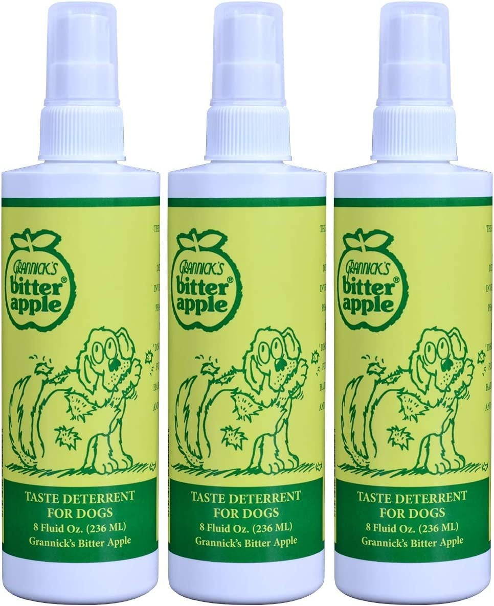 Grannick s Bitter Apple Spray 8 oz Non Toxic Taste Deterrent for Dogs