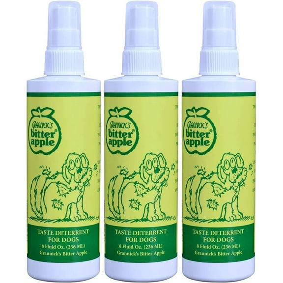 Grannicks Bitter Apple Taste Deterrent for Dogs - 3 Pack
