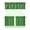 Cannabis Plant Green, variant on Botanical Kitchen Curtains Set 3pcs 27.5x36 Inch, Bamboo and Maple Leaves Pattern Polyester Valance and Tiers, Autumn Plant Print Drapes for Small Bathroom or Kitchen