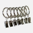 thumbnail image 1 of Versailles Brushed Nickel Clip Rings, 1 of 2