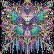 Tasselled Butterfly Diamond Art Painting Kit
