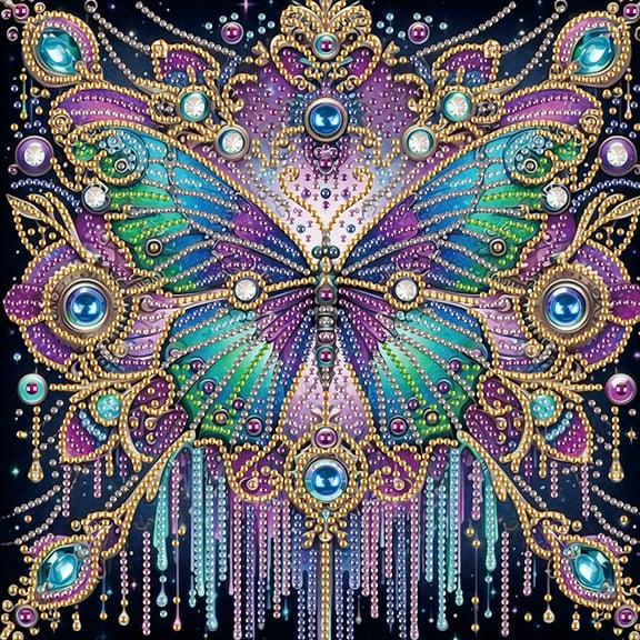 Tasselled Butterfly Diamond Art Painting Kit