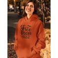 thumbnail image 2 of Free Broom Rides. Hoodie Women -Image by Shutterstock, Female x-Large, 2 of 4