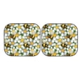 thumbnail image 5 of Lsque Bees and Flower 2 PCS Windshield Sun Shade | CarFoldable Window Covers | Car Accessories Reflect UV for Universal Cars SUV Truck | Medium, 5 of 7