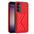 thumbnail image 3 of Allytech Galaxy A54 5G Wallet Case with Hand Wrist, Luxury PU Leather Shockproof RFID Blocking Cards Slots Stand Magnetic Closure Phone Case Cover for Samsung Galaxy A54 5G, Red, 3 of 9
