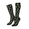 thumbnail image 2 of Balery Avocado Printed Novelty Socks Men's Women's Crew Socks Sports Socks Knee High Socks Cotton Socks Quirky and Cool Socks, 2 of 9