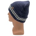 thumbnail image 3 of Empire Cove Winter Knit Striped Beanie - Blue, 3 of 4