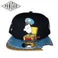 thumbnail image 2 of PANGKB-Bite Cartoon Metal Munchies Cookie Snapback Hat Azul Adultos Viajes al aire libre Sol Béisbol Deportes Marca Delicious hola suerte unisex, 2 of 2