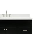 thumbnail image 3 of Ariel Hamlet 67 Inch Single Rectangle Sink Vanity With White Quartz Countertop W/ 1.5 Edge In Black, 3 of 11