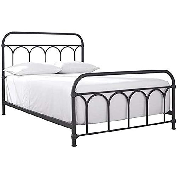 Signature Design by Ashley - Nashburg Queen Metal Headboard/Footboard/Rails - Black