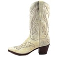 thumbnail image 3 of Women's Dan Post 11" Snip Toe Cowboy Boots WHITE 7.5 M, 3 of 5