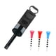 thumbnail image 5 of Recuperador de pelotas de golf portátil para entrenamiento, accesorios de golf, color rojo Negro, 5 of 9