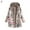 2#, variant on Winter Fashion Floral Leaf Print Fleece Lining Women Long Sleeve Hooded Coat