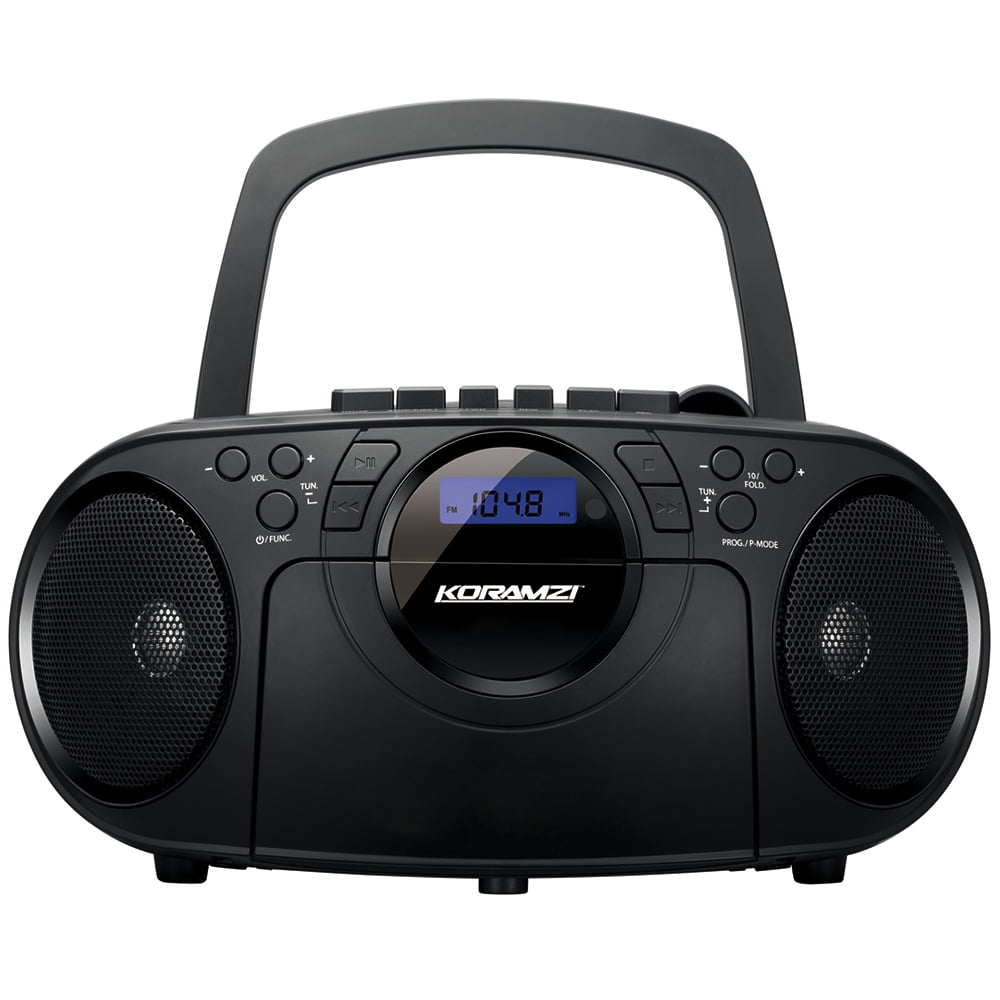 Portable CD Boombox Stereo Sound System w/ Top-Loading MP3 CD 
