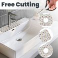 thumbnail image 3 of Logiee Geometric Retro Print Kitchen Sink Splash Guard Faucet Mat for Splash Guard Behind Faucet Drip Catcher for Kitchen,Bathroom,Sink Mat,Dish Drying Mat,Bathroom-15" X 5.5", 3 of 7
