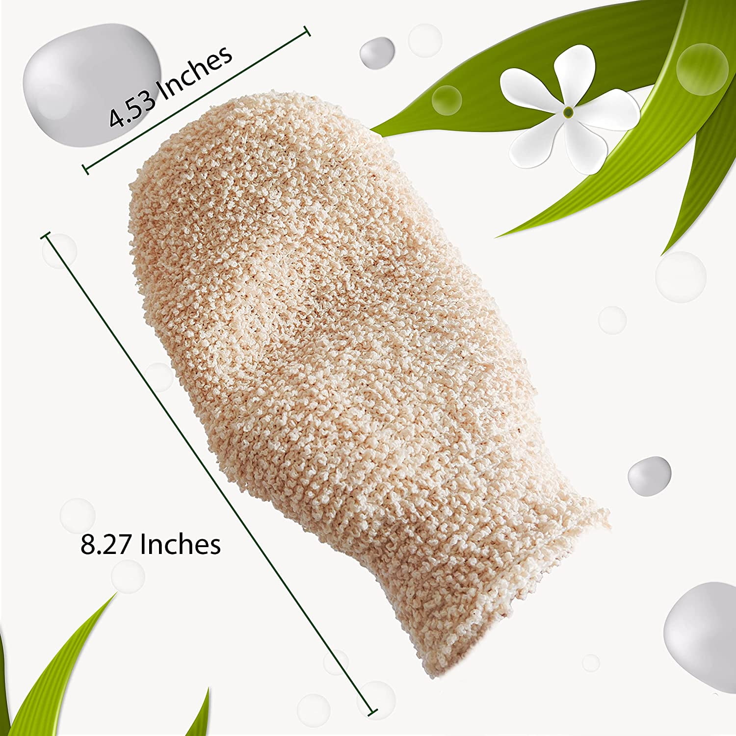 1pc Ombre Exfoliating Bath Glove, Funky Fabric Dead Skin Remover Body  Scrubber