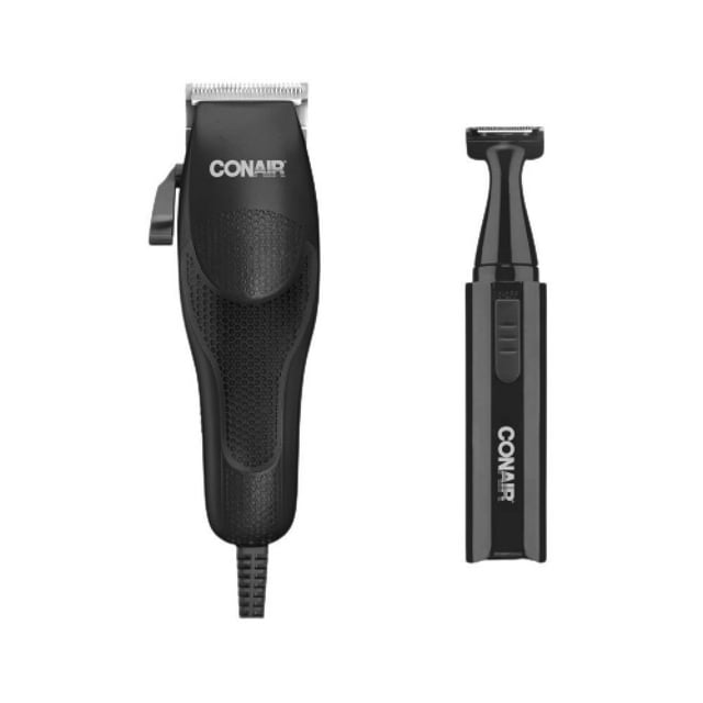 Set de Peluquería y Recortadora Conair Azul 27 Piezas