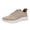 Khaki, variant on Men's Knit Sneakers Lightweight Soft Sole Sport Shoes Casual 𝖫a𝖼e Up Athlet𝗂c Shoes Fashion Breathable Running Shoes Non-S𝗅ip Trainers Shoes Wide Width Outdoor Walking Shoes
