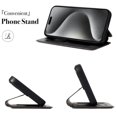 thumbnail image 4 of For Iphone 16 Plus Magnetic Armor Series Rfid Card Slots Leather Phone, iPhone 13 Pro Max, 4 of 8